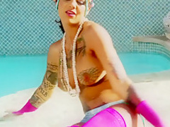 Horny pornstars Ashlyn Molloy and Aiden Starr in amazing brunette, big tits sex clip