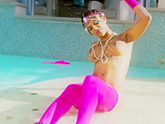 Horny pornstars Ashlyn Molloy and Aiden Starr in amazing brunette, big tits sex clip