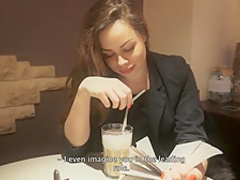 Horny pornstar in best small tits, blonde adult clip