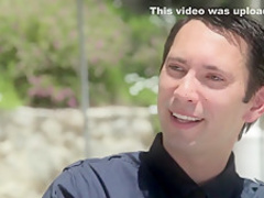 Amazing pornstar Jessie Andrews in fabulous facial, blonde sex movie