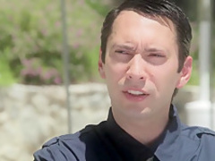 Amazing pornstar Jessie Andrews in fabulous facial, blonde sex movie