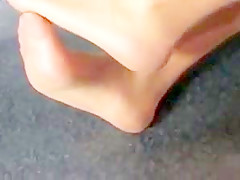 Nylon feet in kitchen