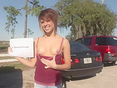 Horny pornstar in crazy striptease, amateur sex scene