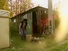 Incredible amateur Outdoor sex scene