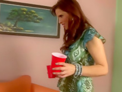 Crazy pornstar Lucy Tyler in horny facial, redhead adult video