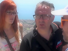 Horny pornstar in amazing lesbian, redhead adult scene