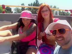 Horny pornstar in amazing lesbian, redhead adult scene