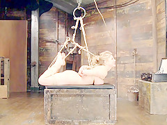 Carissa Montgomery in Huge Tit Blonde Bondage Slut Destroyed With Overwhelming Orgasms - HogTied