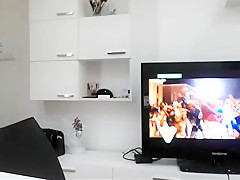 Perfect body cute brunette