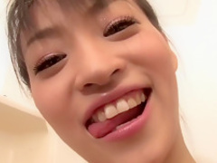 Crazy pornstar Riku Shiina in horny hardcore, masturbation sex video