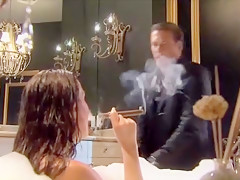 Incredible homemade Smoking, Vintage porn clip