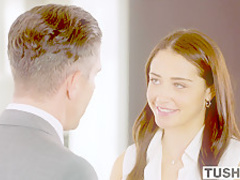 TUSHY Assistant Gets DP'd By Boss And Friend