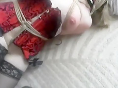 Exotic homemade Lingerie, Fetish adult clip