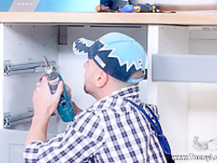 Teeny Lovers - Maia Little - Hot teeny fucking a handyman