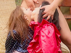 Fabulous pornstar in exotic threesome, blowjob xxx scene