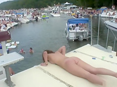 Best pornstar in incredible blonde, outdoor sex clip