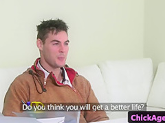 Horny pornstars in Fabulous European, Stockings xxx movie