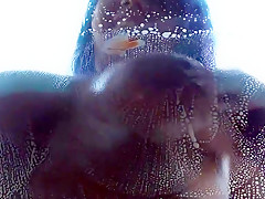 Nicky next door cleaning window