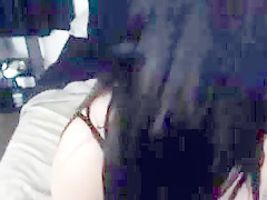 Hot amateur babe having a masturbation show