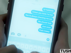 TUSHY Naughty Teen Gets Dominated By Couple