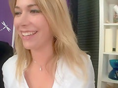 Incredible pornstar Valentina Rossi in best cumshots, blonde adult clip