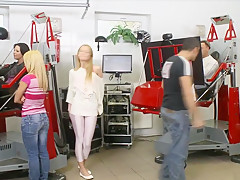 Horny pornstar in best group sex, blonde sex movie