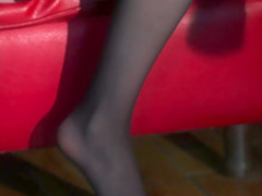 Hottest pornstar in Fabulous Redhead, Stockings porn video