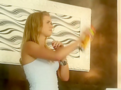 Crazy pornstar Scherry Rialy in incredible small tits, hardcore sex video