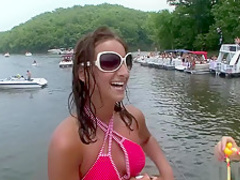 Exotic pornstar in best blonde, striptease adult clip