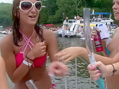 Exotic pornstar in best blonde, striptease adult clip