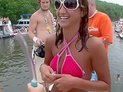 Exotic pornstar in best blonde, striptease adult clip