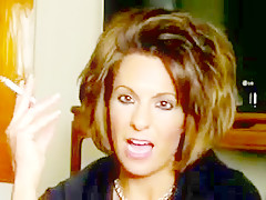 Jenny candle lit cigarette