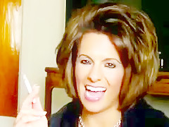 Jenny candle lit cigarette