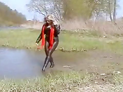 Hottest homemade Outdoor, Solo Girl sex scene