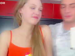 Horny pornstar in incredible blonde, small tits xxx clip