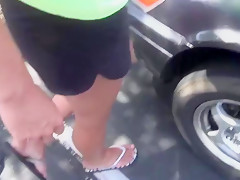 Bare foot   amateur soles female