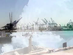 Amazing pornstar Laela Pryce in exotic brunette, public adult movie