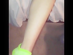 Skinny Milf in Sexy Socks