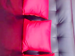 Beautiful ebony cums hard