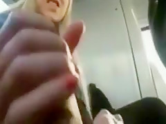 Blowjob on a bus