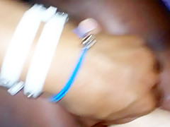 Nigerian girl hand fuck in car fisting