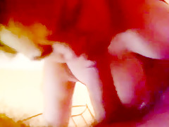 Great moments in hanging tit blowjobs 4