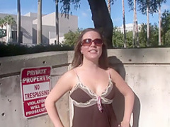 Fabulous pornstar in incredible outdoor, striptease sex movie