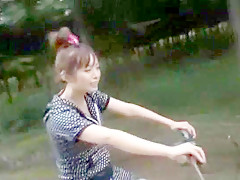 Horny Japanese model Yu Namiki in Crazy Skinny JAV movie