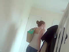 Crazy pornstar Candi Blows in horny facial, college sex movie
