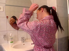 Incredible pornstar Klaudia Hot in fabulous masturbation, brazilian sex scene