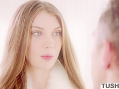 TUSHY Young Model Gapes For Her Manager