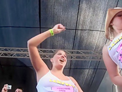 Best pornstar in horny outdoor, blonde porn movie