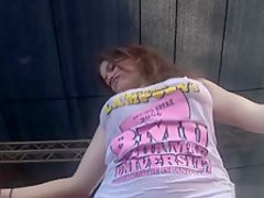 Best pornstar in horny outdoor, blonde porn movie