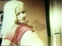 Hottest pornstar in crazy vintage, blonde adult clip